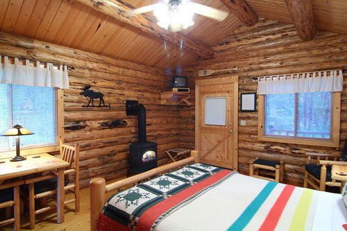 Silverwolf Log Chalets Coram Esterno foto