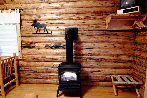 Silverwolf Log Chalets Coram Esterno foto